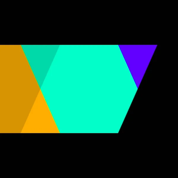 Разноцветная Иллюстрация Геометрическими Фигурами Оригинальный Фон Дизайна Скрапбукинга — стоковое фото