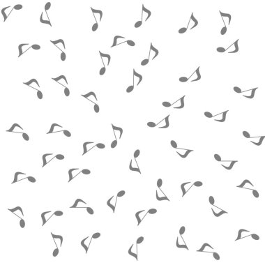 Arkaplanda notlar var. Notlar tuvale rastgele yerleştirilmiş. Koleksiyon defteri, mobil ekran koruyucular ve diğer tasarım görevleri için arkaplan