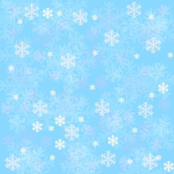 Winter Background Decorated Snowflakes New Year Background Background Greeting Card — Stock Photo, Image