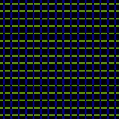 Damalı desen. Çok renkli çizgilerin ahenkli dokuması. Kumaşları, tekstil ürünlerini, hediye paketlerini, basılı ürünleri, reklamları, kupür defterlerini süslemek için harika. Mavi ve yeşil çizgiler.