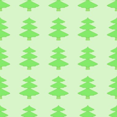 Kusursuz bir Noel ağacı görüntüsü. Noel ağaçlarıyla tekrarlanan şablonlar. Kartpostallar, afişler, kapaklar, albümler, mobil ekran koruyucular, hatıra defteri, reklamlar, bloglar için arka plan