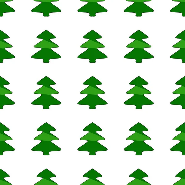 Seamless Repeating Image Christmas Tree Repeating Patterns Christmas Trees Background — Stock Photo, Image