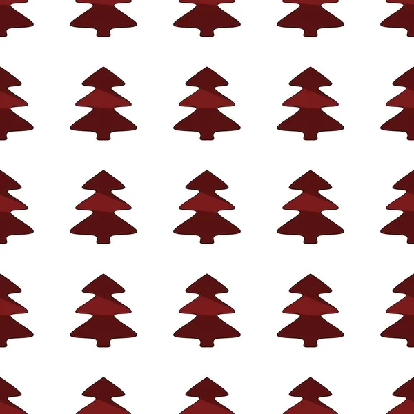 Απρόσκοπτη Επαναλαμβανόμενη Εικόνα Χριστουγεννιάτικου Δέντρου Επαναλαμβανόμενα Μοτίβα Χριστουγεννιάτικα Δέντρα Ιστορικό — Φωτογραφία Αρχείου