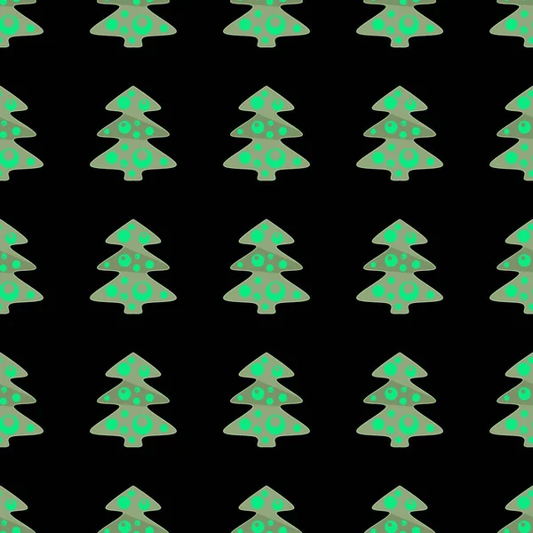 Seamless Repeating Image Christmas Tree Repeating Patterns Christmas Trees Background — Stock Photo, Image