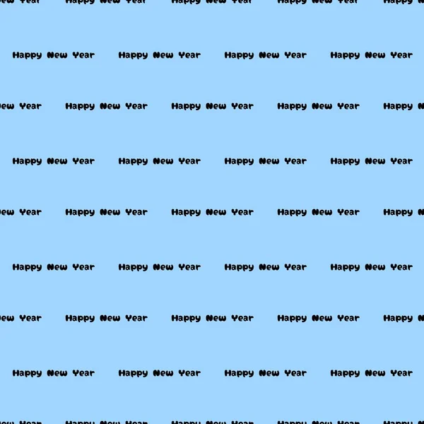 Pozadí Nápisem Šťastný Nový Rok Opakující Nápis Bezproblémový Vzorec Gratuluji — Stock fotografie