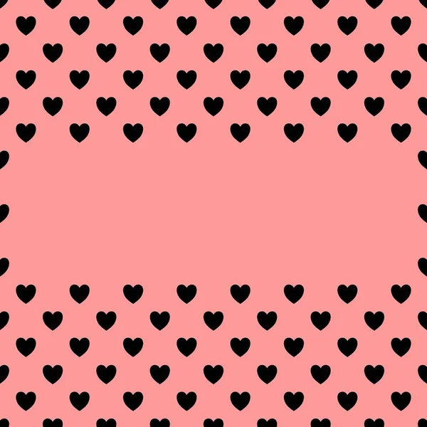 발렌타인데이 심장이야 가슴이 매끄럽게 반복되는 스크랩북 사이트 모바일 보호기 블로거등을 — 스톡 사진