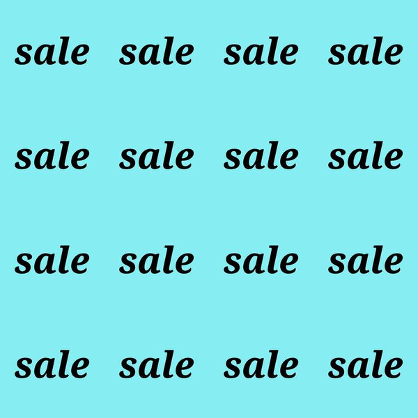 Sale. Illustration with the inscription - Sale. Repeating seamless pattern. Background for scrapbooking, albums, advertising, printing, websites, mobile screensavers, bloggers