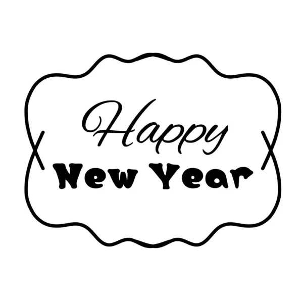 Fundo Com Inscrição Feliz Ano Novo Parabéns Pelo Ano Novo — Fotografia de Stock