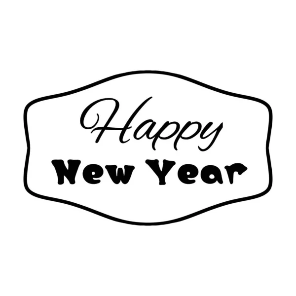 Fondo Con Inscripción Feliz Año Nuevo Felicidades Por Año Nuevo — Foto de Stock