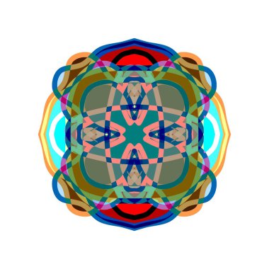 Etnik oryantal mandala. Çiçek desenleri tekrarlanıyor. Albümler, kupürler, sanat eserleri, reklamlar, blogcular ve ekran koruyucular için arkaplan