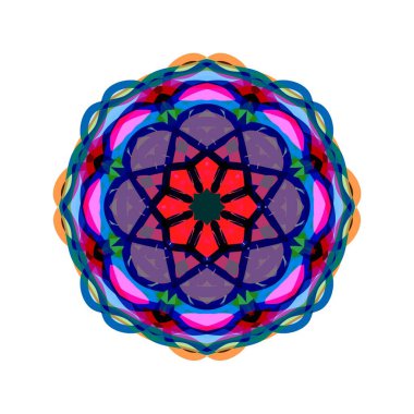 Etnik oryantal mandala. Çiçek desenleri tekrarlanıyor. Albümler, kupürler, sanat eserleri, reklamlar, blogcular ve ekran koruyucular için arkaplan