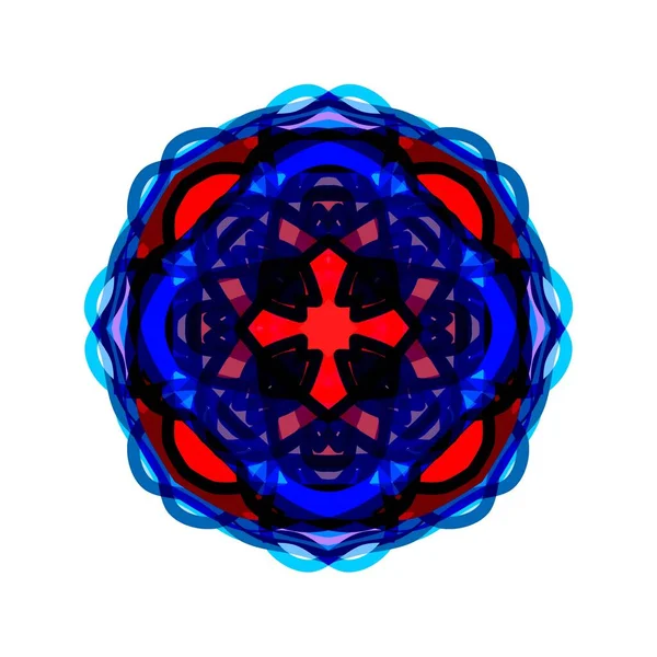 Etnik oryantal mandala. Çiçek desenleri tekrarlanıyor. Albümler, kupürler, sanat eserleri, reklamlar, blogcular ve ekran koruyucular için arkaplan