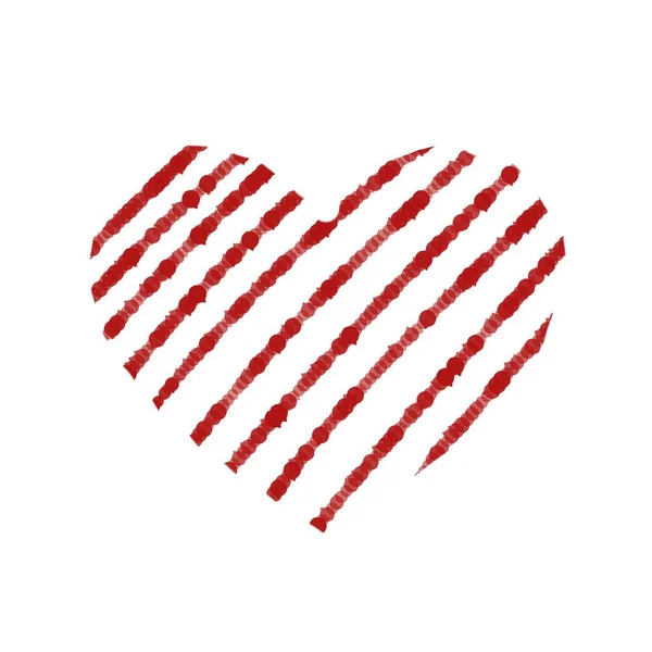 Καρδιές Για Την Ημέρα Του Αγίου Βαλεντίνου Καρτ Ποστάλ Καρδιές — Φωτογραφία Αρχείου