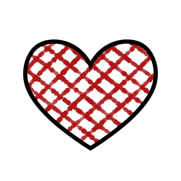 Καρδιές Για Την Ημέρα Του Αγίου Βαλεντίνου Καρτ Ποστάλ Καρδιές — Φωτογραφία Αρχείου