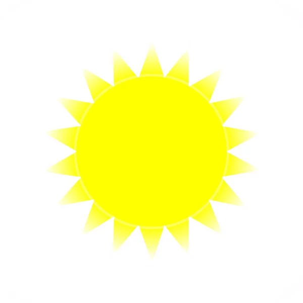 Abstract Illustration Sun Schematic Representation Sun Sun Icon — Fotografia de Stock