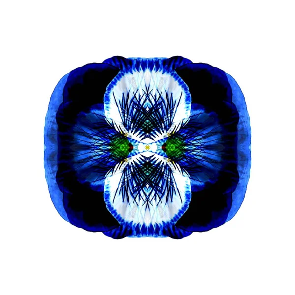 Krásná Pohádková Květina Fantastická Neobvyklá Květina Unikátní Abstraktní Ilustrace Krásný — Stock fotografie