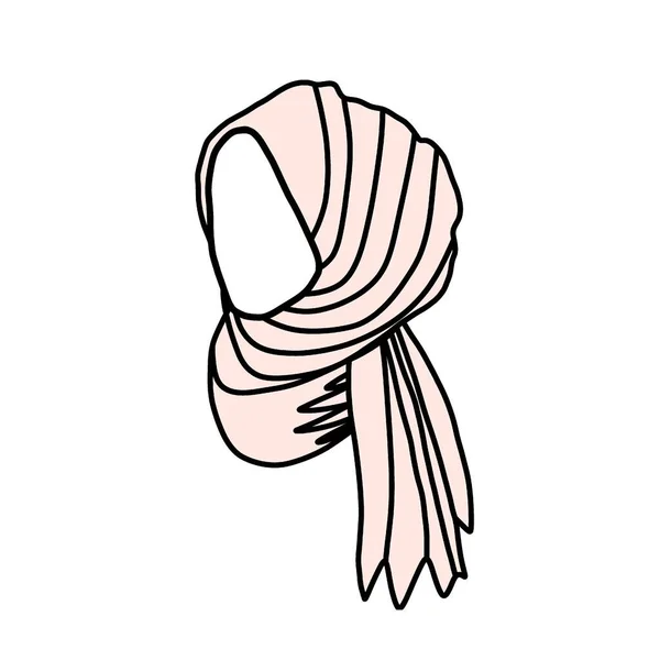 Hiyab Tocado Mujer Tradicional Hijab Ilustración Esquemática Del Hiyab — Foto de Stock