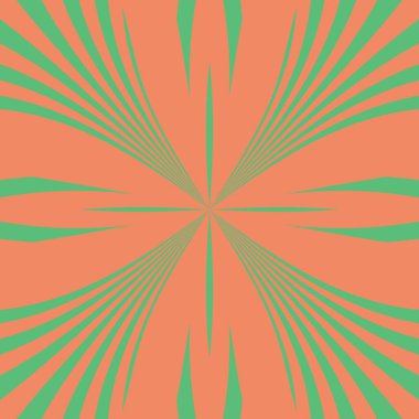 An illustration with rays coming out of the center. Unique radial pattern. Background with stripes, lines, diagonals. For scrapbooking, printing, websites and bloggers.