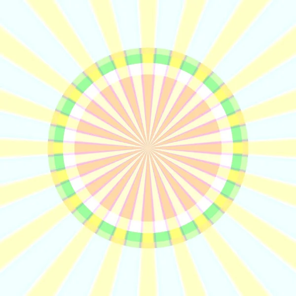Illustration Rays Coming Out Center Unique Radial Pattern Background Stripes — Stockfoto