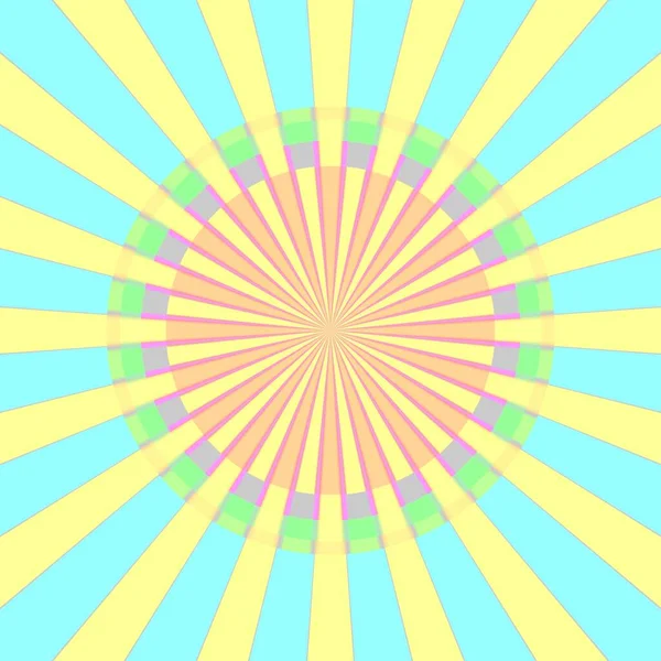 Illustration Rays Coming Out Center Unique Radial Pattern Background Stripes – stockfoto