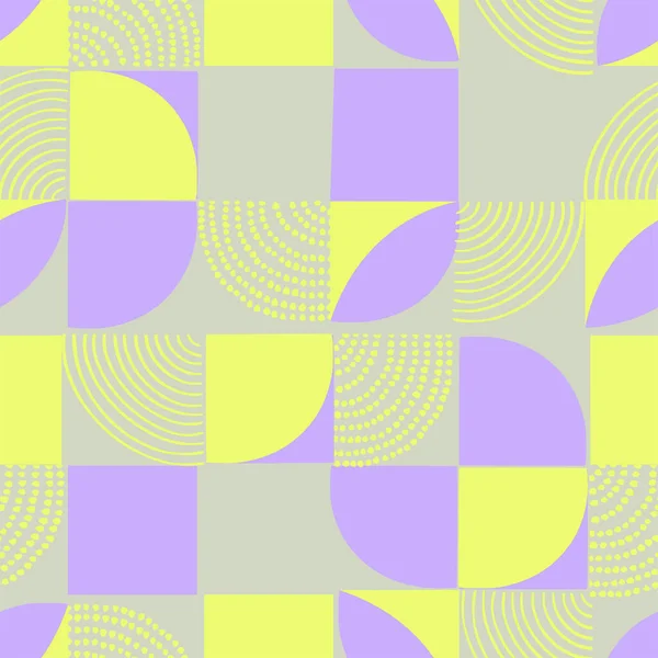 Векторная Современная Геометрическая Линейная Форма Иллюстрации Мотив Бесшовный Повторяющийся Шаблон — стоковый вектор