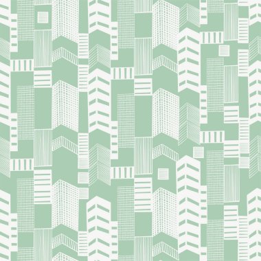 Vektör el çizimi geometrik çizgi sanat çizimi kusursuz tekrarlanmayan desen moda ve ev dekoru baskısı ve tekstil 