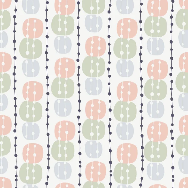 Διάνυσμα Χαριτωμένο Polka Κουκκίδες Εικόνα Λωρίδα Απρόσκοπτη Επαναλαμβανόμενο Μοτίβο Μωρό — Διανυσματικό Αρχείο