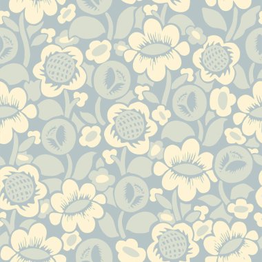 Çiçeksel illüstrasyonun tam vektörü kusursuz tekrarlanmayan desen modası ve ev dekoru kumaş baskı dijital sanat eserleri