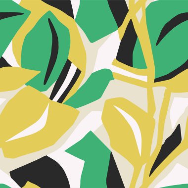 Vektör soyut yaprak illüstrasyonuName