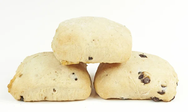 Scones em um fundo branco — Fotografia de Stock