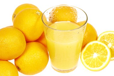 taze portakal suyu ve portakal (citrus sinensis)