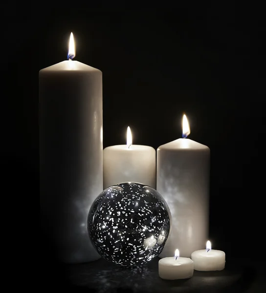 mumlar ve ışık orb