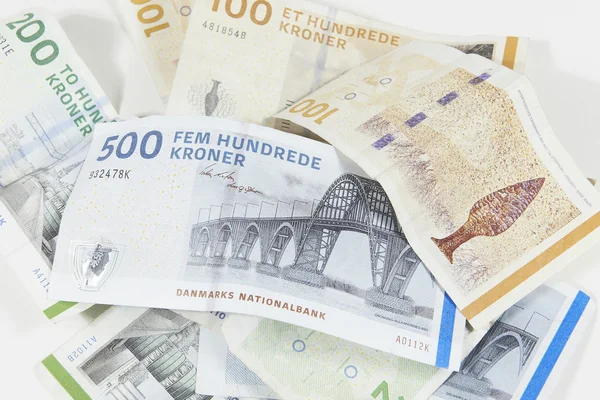 Danish currency — Stock Photo, Image