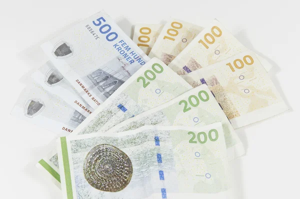 Danish currency — Stock Photo, Image