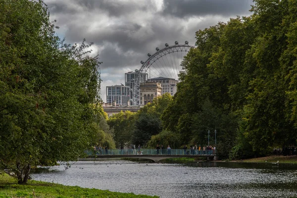 Londres 2019 James Park Mais Antigo Parque Real Westminster Centro — Fotografia de Stock