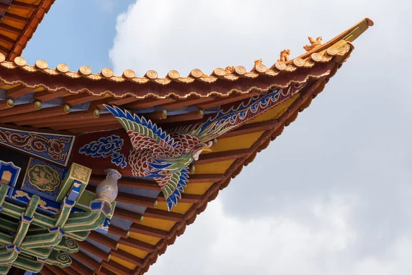 Februari 2019 Dali Kina Tre Pagodas Ligger Chongsheng Templet — Stockfoto