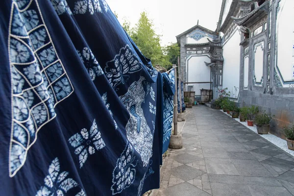 Februar 2019 Bai Dorf Zoucheng Das Batik Herstellt Batik Ist — Stockfoto