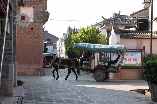 Únor 2019 Venkovská Vesnice Yunnan Jižní Čína — Stock fotografie