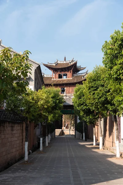 Februar 2019 Die Moschee Eines Ländlichen Dorfes Yunnan Südchina — Stockfoto