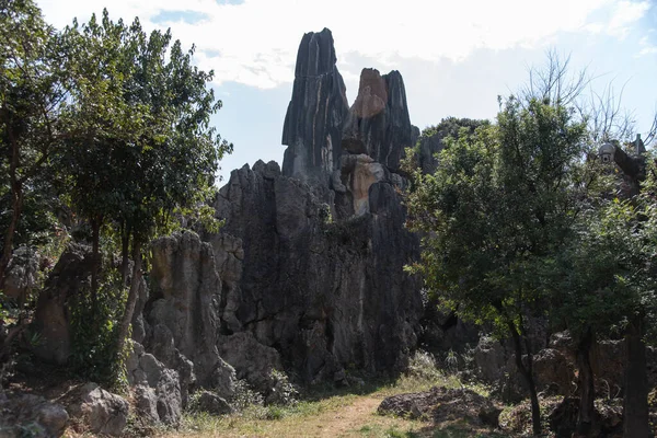 Fevereiro 2019 Kunming Yunnan Stone Forest Geological Park Condado Shilin — Fotografia de Stock