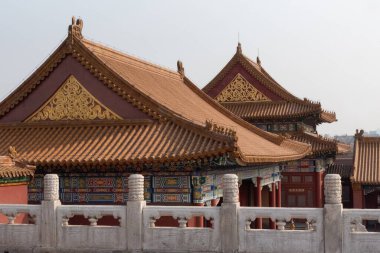 Şubat 2019, Pekin, Yasak Şehir. Yaklaşık beş yüzyıldır dünyanın en büyük sarayı imparatorların ve ailelerinin yanı sıra bir tören ve siyasi merkez olarak hizmet vermiştir.