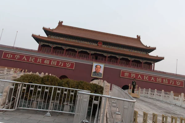 Februar 2020 Der Tiananmen Platz Ist Der Große Platz Peking — Stockfoto