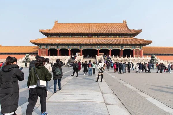 Februar 2019 Peking Die Verbotene Stadt Der Größte Palast Der — Stockfoto