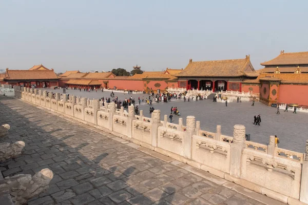 2019年2月 北京故宫 近五个世纪以来 世界上最大的宫殿一直是皇帝及其家人的家园 也是礼仪和政治中心 — 图库照片