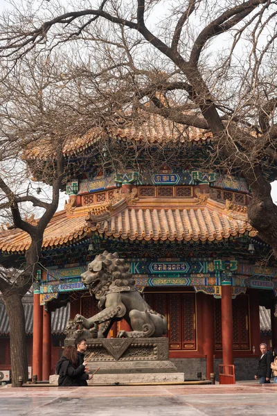 Beijing 2019 Spiritual Landmark Capital Yonghe Gong Also Known Lama — Stock Photo, Image