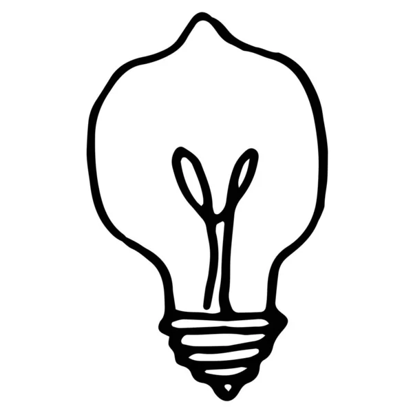 Творческая Идея Форме Колбы Качестве Концепции Вдохновения Вектор Значок Лампочки — стоковый вектор