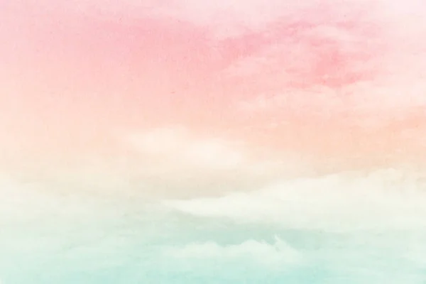 Soft Cloudy Gradient Pastel Abstract Sky Background Sweet Color Stock Image