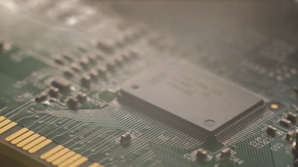 Falta Chips Fabricação Automóveis Produção Alta Tecnologia Chips Eletrônicos Placas — Vídeo de Stock
