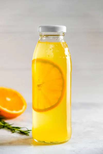 Summer refreshing drink without alcohol. Cold orange drink. Summer cold drinks.