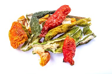 Biber kurutma. organik kurutulmuş tatlı dolma biber.